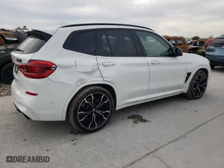 2021 BMW X3 M with VIN 5YMTS0C03M9F40179, listed as a Copart auction lot 80927493 with 35,512 mi miles. Bid and sale history available at carsss.com. Image 3.