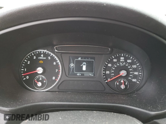 2016 Kia Sorento EX with VIN 5XYPHDA12GG025167, listed as a Copart auction lot 44325245 with 111,174 mi miles and Salvage Title. Bid and sale history available at DreamBid. Image 9.