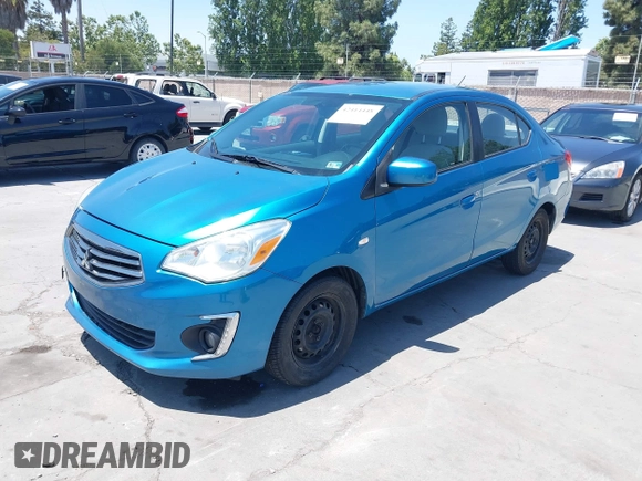 2017 Mitsubishi Mirage ES z VIN ML32F3FJ4HHF08659, wystawiony jako IAAI lot #42414448 z przebiegiem 57 265 mil mil oraz . Historia ofert i sprzedaży dostępna na DreamBid. Obrazek 2.