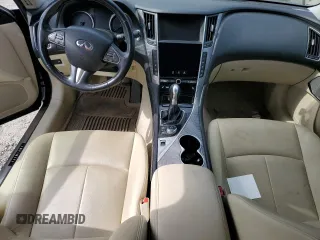 2017 Infiniti Q50 Premium with VIN JN1EV7AR6HM831586, listed as a Copart auction lot 53924135 with 119,570 mi miles and Clean Title. Bid and sale history available at carsss.com. Image 8.