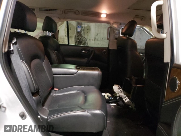 2017 Infiniti QX80 with VIN JN8AZ2NE3H9154840, listed as a Copart auction lot 37510004 with 0 mi miles. Bid and sale history available at carsss.com. Image 11.