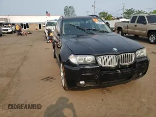 2007 BMW X3 3.0si with VIN WBXPC93437WF13037, listed as a Copart auction lot 59544955 with 120,751 mi miles and Salvage title. Bid and sale history available at DreamBid. Image 14.