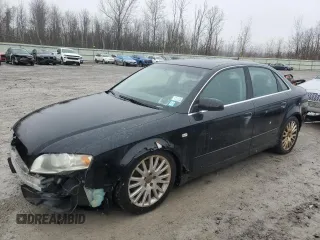 2006 Audi A4 2.0T with VIN WAUDF78E06A269415, listed as a Copart auction lot 52568855 with 105,497 mi miles and Salvage Title. Bid and sale history available at carsss.com. Image 1.