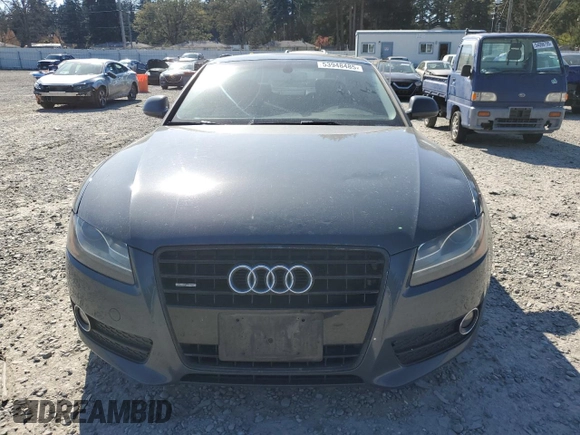 2009 Audi A5 with VIN WAUDK78T69A017408, listed as a Copart auction lot 53948485 with 194,232 mi miles and Salvage Title. Bid and sale history available at carsss.com. Image 5.