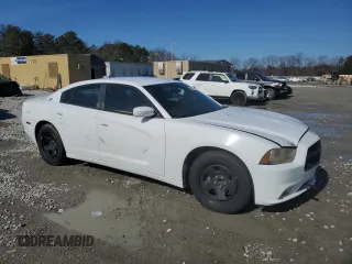 2012 Dodge Charger Police with VIN 2C3CDXAG7CH240124, listed as a Copart auction lot 42676875 with 121,937 mi miles and Salvage Title. Bid and sale history available at carsss.com. Image 4.