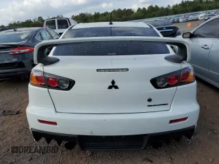 2011 Mitsubishi Lancer Evolution GSR with VIN JA32W8FV4BU033621, listed as a Copart auction lot 71182174 with 129,131 mi miles and Salvage Title. Bid and sale history available at carsss.com. Image 6.