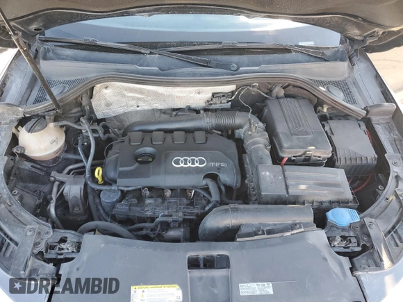 2015 Audi Q3 Premium Plus with VIN WA1EFCFS0FR011769, listed as a Copart auction lot 48183155 with 158,666 mi miles and Salvage title. Bid and sale history available at DreamBid. Image 14.