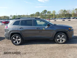 2022 Jeep Cherokee Limited with VIN 1C4PJMDX9ND509157, listed as a IAAI auction lot 42179093 with 34,638 mi miles and . Bid and sale history available at DreamBid. Image 13.