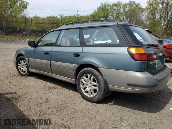 2001 Subaru Legacy Outback with VIN 4S3BH675717664651, listed as a Copart auction lot 53679995 with 272,048 mi miles and Salvage title. Bid and sale history available at DreamBid. Image 2.