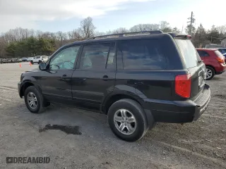 2003 Honda Pilot EX with VIN 2HKYF18513H587498, listed as a Copart auction lot 50863655 with 158,774 mi miles and Salvage Title. Bid and sale history available at carsss.com. Image 2.