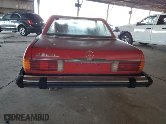 1979 Mercedes-Benz SL with VIN 10704412055840, listed as a Copart auction lot 79757674 with 157,657 mi miles and Clean title. Bid and sale history available at DreamBid. Image 6.