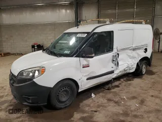 2017 Ram ProMaster City Cargo Tradesman z VIN ZFBERFAB4H6G03515, wystawiony jako Copart lot #58786095 z przebiegiem 108 594 mil mil oraz Szkoda całkowita • Salvage title. Historia ofert i sprzedaży dostępna na DreamBid. Obrazek 1.