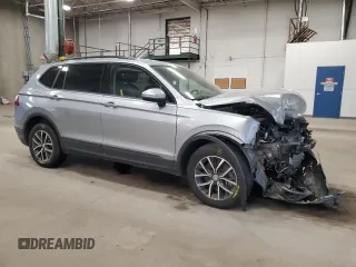2021 Volkswagen Tiguan S with VIN 3VV0B7AX1MM019479, listed as a Copart auction lot 48524895 with 50,445 mi miles and Salvage Title. Bid and sale history available at DreamBid. Image 4.