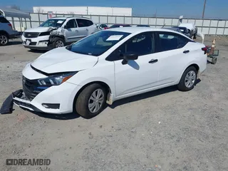 2024 Nissan Versa S with VIN 3N1CN8DV0RL926176, listed as a IAAI auction lot 41672211 with 2,898 mi miles. Bid and sale history available at carsss.com. Image 2.