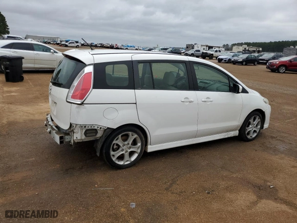 2010 Mazda Mazda5 Sport with VIN JM1CR2W30A0385156, listed as a Copart auction lot 43717875 with 156,602 mi miles and Salvage Title. Bid and sale history available at carsss.com. Image 3.
