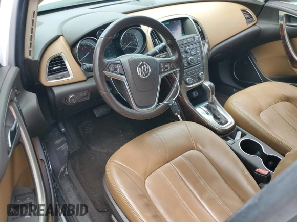 2013 Buick Verano Group with VIN 1G4PS5SK4D4115523, listed as a Copart auction lot 57321675 with 130,735 mi miles and Salvage title. Bid and sale history available at DreamBid. Image 8.