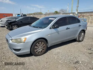 2008 Mitsubishi Lancer DE with VIN JA3AU16U28U013750, listed as a Copart auction lot 49081905 with 267,756 mi miles and Salvage Title. Bid and sale history available at carsss.com. Image 1.
