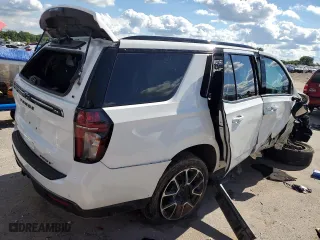 2021 Chevrolet Tahoe RST with VIN 1GNSKRKD2MR284960, listed as a Copart auction lot 60485444 with 0 mi miles and Salvage Title. Bid and sale history available at carsss.com. Image 3.
