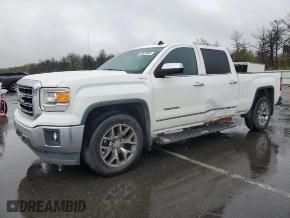 2014 GMC Sierra 1500 SLT with VIN 3GTU2VEC4EG373539, listed as a Copart auction lot 53978665 with 157,081 mi miles and Salvage title. Bid and sale history available at DreamBid. Image 1.