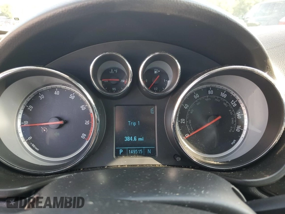 2011 Buick Regal CXL RL5 with VIN W04GT5GC9B1004669, listed as a Copart auction lot 71580044 with 149,515 mi miles and Salvage Title. Bid and sale history available at DreamBid. Image 9.