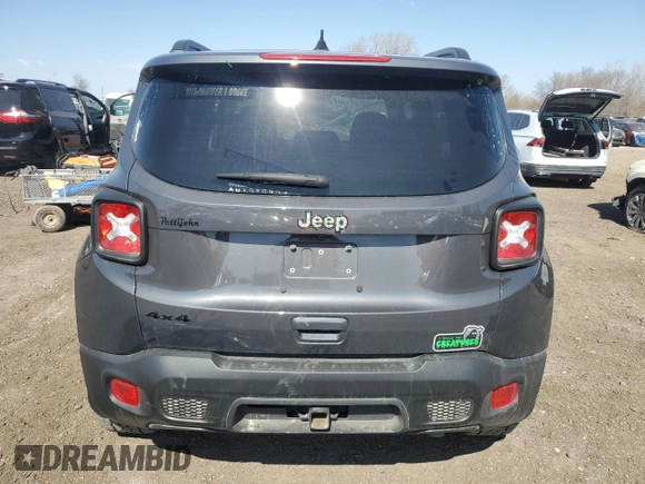 2023 Jeep Renegade Altitude with VIN ZACNJDE12PPP40632, listed as a Copart auction lot 50785995 with 41,126 mi miles and Salvage Title. Bid and sale history available at DreamBid. Image 6.