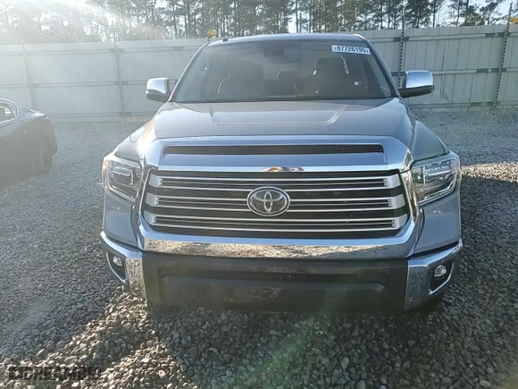 2019 Toyota Tundra 4WD SR5 with VIN 5TFHY5F13KX857755, listed as a Copart auction lot 87726195 with 47,630 mi miles and Salvage Title. Bid and sale history available at carsss.com. Image 14.