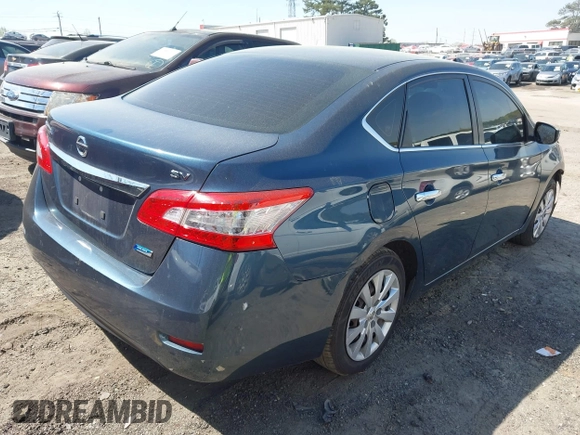 2013 Nissan Sentra SV with VIN 1N4AB7AP4DN908677, listed as a IAAI auction lot 41875648 with 150,083 mi miles and . Bid and sale history available at DreamBid. Image 4.