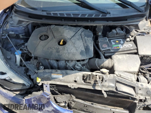 2013 Hyundai Elantra Limited with VIN 5NPDH4AE1DH168041, listed as a Copart auction lot 49709275 with 151,101 mi miles and Salvage Title. Bid and sale history available at DreamBid. Image 11.