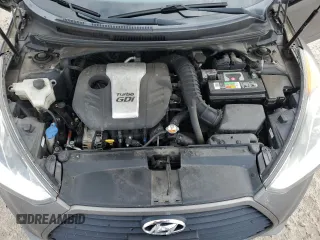 2014 Hyundai Veloster Turbo with VIN KMHTC6AE5EU182601, listed as a Copart auction lot 85443464 with 106,941 mi miles and Clean Title. Bid and sale history available at carsss.com. Image 13.