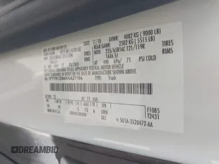 2019 Ford Transit with VIN 1FTYR1ZM4KKA27164, listed as a IAAI auction lot 42765315 with 115,196 mi miles and . Bid and sale history available at DreamBid. Image 9.