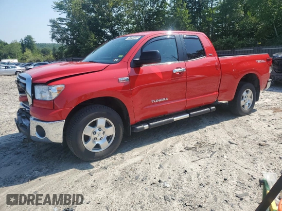 2010 Toyota Tundra 4WD Truck with VIN 5TFUY5F1XAX102227, listed as a Copart auction lot 65028044 with 48,754 mi miles and Salvage Title. Bid and sale history available at carsss.com. Image 1.