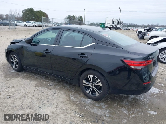 2021 Nissan Sentra SV with VIN 3N1AB8CV1MY292566, listed as a IAAI auction lot 41373918 with 68,062 mi miles and . Bid and sale history available at DreamBid. Image 3.