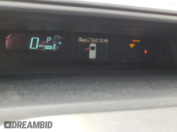 2014 Toyota Prius One with VIN JTDKDTB34E1068289, listed as a Copart auction lot 53490505 with 149,682 mi miles and Clean Title. Bid and sale history available at DreamBid. Image 9.