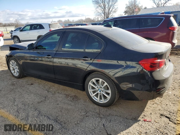2018 BMW 3 Series 320i with VIN WBA8E1G55JNU91579, listed as a Copart auction lot 83793104 with 66,218 mi miles and Salvage Title. Bid and sale history available at carsss.com. Image 2.
