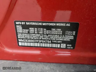 2023 MINI Countryman Cooper S with VIN WMZ83BR07P3P64784, listed as a Copart auction lot 61320654 with 20,248 mi miles and Salvage Title. Bid and sale history available at carsss.com. Image 12.