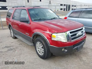 2007 Ford Expedition XLT with VIN 1FMFU15527LA97229, listed as a IAAI auction lot 42654983 with 227,116 mi miles and . Bid and sale history available at DreamBid. Image 1.