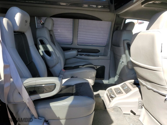2017 Chevrolet Express Cargo Van with VIN 1GCWGAFG1H1107676, listed as a Copart auction lot 73634334 with 107,314 mi miles and Salvage Title. Bid and sale history available at carsss.com. Image 11.