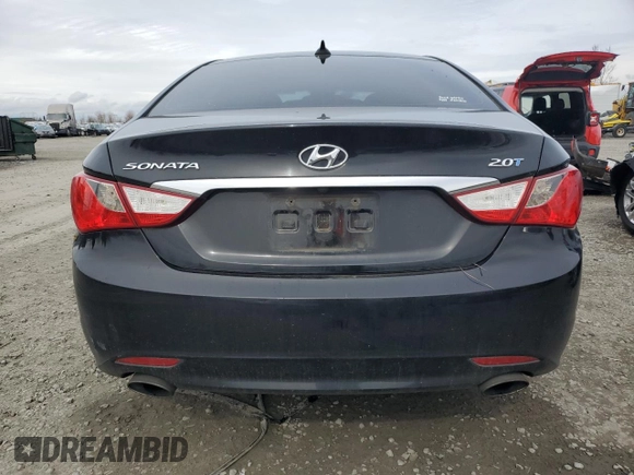 2012 Hyundai Sonata Limited with VIN 5NPEC4AB7CH411987, listed as a Copart auction lot 47924155 with 163,430 mi miles and Salvage Title. Bid and sale history available at carsss.com. Image 6.