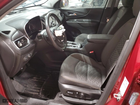2020 Chevrolet Equinox LT with VIN 3GNAXVEXXLS595723, listed as a Copart auction lot 50506915 with 53,077 mi miles and Salvage Title. Bid and sale history available at carsss.com. Image 7.