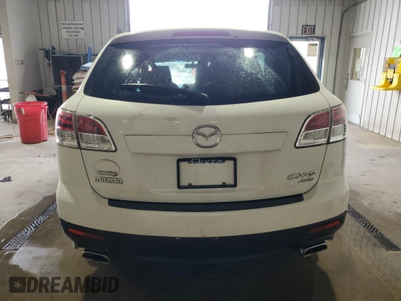 2009 Mazda CX-9 Touring with VIN JM3TB38V990174727, listed as a Copart auction lot 54145625 with 161,211 mi miles and Salvage Title. Bid and sale history available at DreamBid. Image 6.