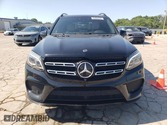 2017 Mercedes-Benz GLS 550 with VIN 4JGDF7DE2HA957424, listed as a Copart auction lot 63464655 with 97,616 mi miles and Salvage title. Bid and sale history available at DreamBid. Image 5.
