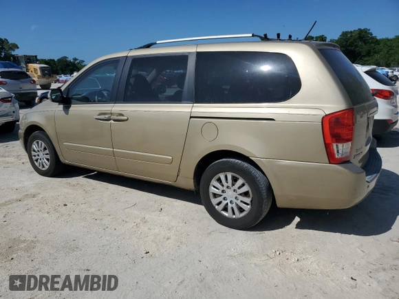 2011 Kia Sedona LX with VIN KNDMG4C7XB6389341, listed as a Copart auction lot 52114875 with 213,916 mi miles and Clean Title. Bid and sale history available at carsss.com. Image 2.