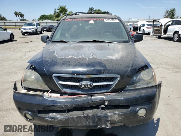 2006 Kia Sorento LX with VIN KNDJD733365525072, listed as a Copart auction lot 60260835 with 128,572 mi miles and Salvage title. Bid and sale history available at DreamBid. Image 5.