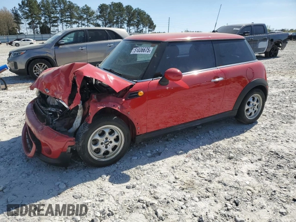 2012 MINI Hardtop with VIN WMWSU3C57CT185928, listed as a Copart auction lot 51036675 with 185,940 mi miles and Salvage Title. Bid and sale history available at DreamBid. Image 1.