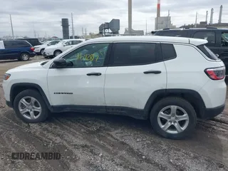 2023 Jeep Compass Sport with VIN 3C4NJDAN6PT512279, listed as a IAAI auction lot 41692817 with 136,696 mi miles and . Bid and sale history available at DreamBid. Image 14.