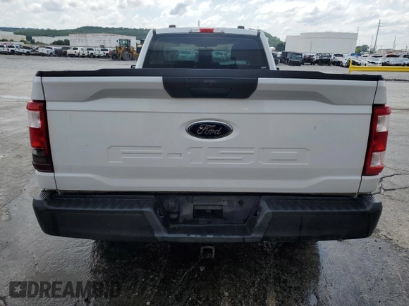 2022 Ford F-150 XL with VIN 1FTMF1EB2NKE16983, listed as a Copart auction lot 60933255 with Not provided miles and Salvage title. Bid and sale history available at DreamBid. Image 6.