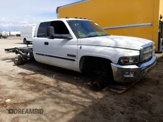 2002 Dodge Ram 3500 with VIN 3B7MF33612M257167, listed as a Copart auction lot 44045925 with 0 mi miles and Salvage Title. Bid and sale history available at carsss.com. Image 4.