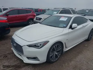 2018 Infiniti Q60 3.0t LUXE with VIN JN1EV7EK8JM340276, listed as a IAAI auction lot 41464169 with 102,866 mi miles. Bid and sale history available at carsss.com. Image 6.