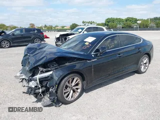 2021 Audi A5 Sportback Premium with VIN WAUABCF53MA036944, listed as a IAAI auction lot 38746591 with 35,881 mi miles. Bid and sale history available at carsss.com. Image 2.