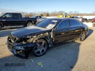 2016 Mercedes-Benz S-Class AMG S 63 with VIN WDDUG7JB2GA212530, listed as a Copart auction lot 86179514 with 143,260 mi miles and Salvage Title. Bid and sale history available at carsss.com. Image 1.